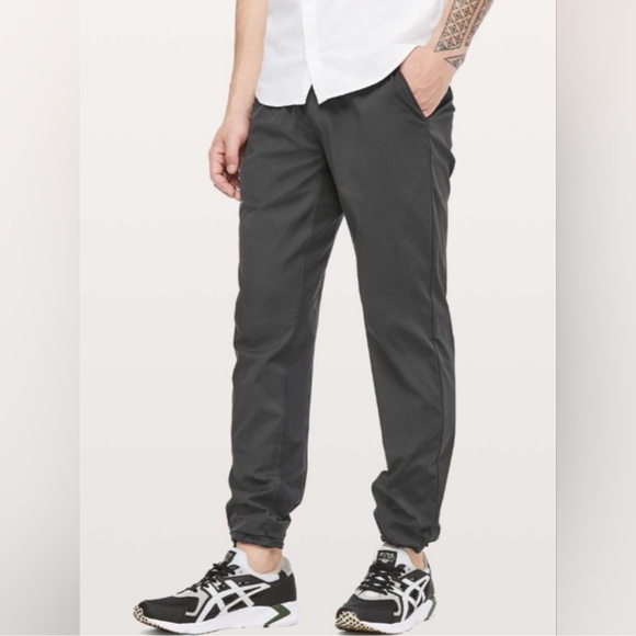 Men's Lululemon Great Wall Pant Jogger Black/Gray Casual Pants Size XXL - Picture 1 of 10